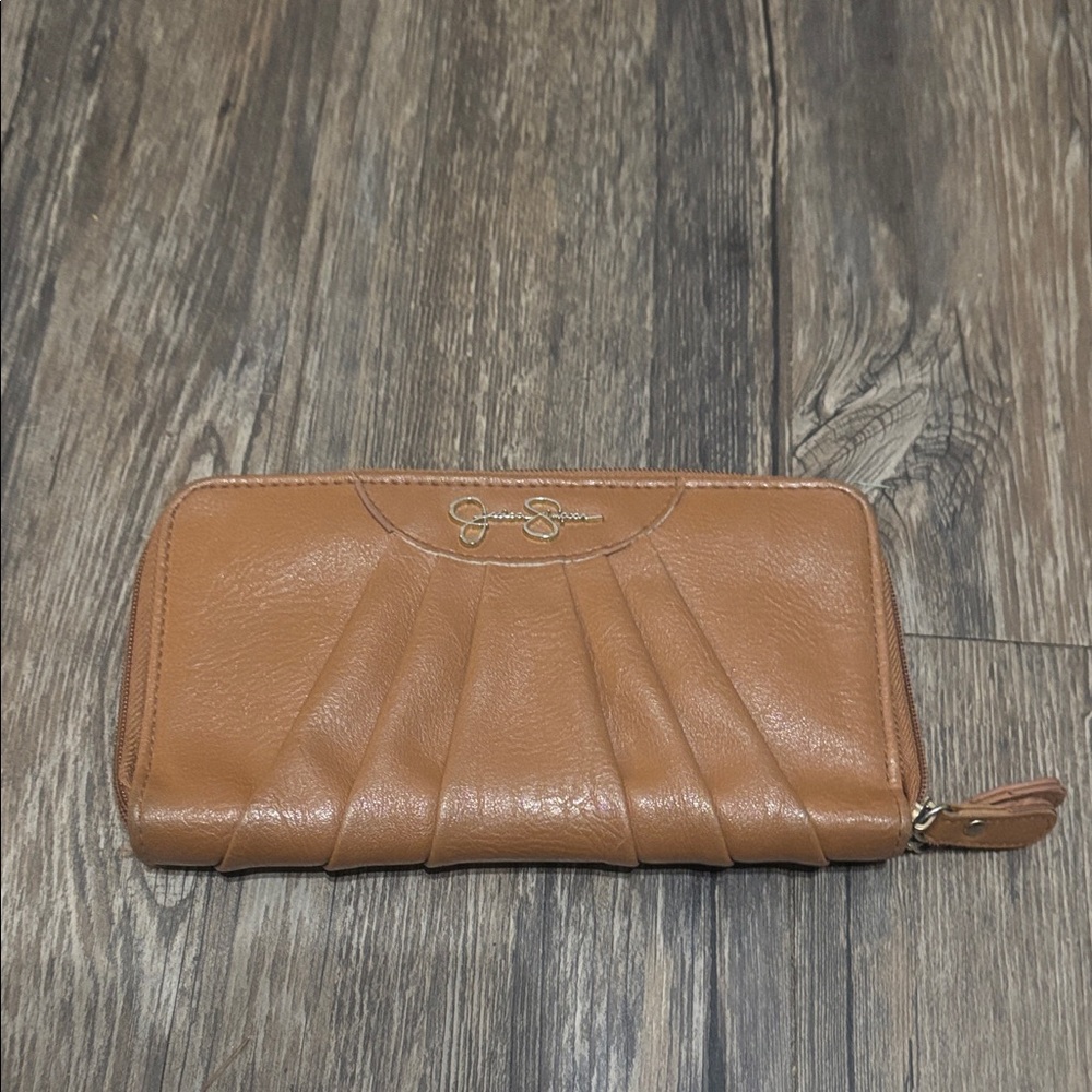 Jessica Simpson Tan Leather Wallet